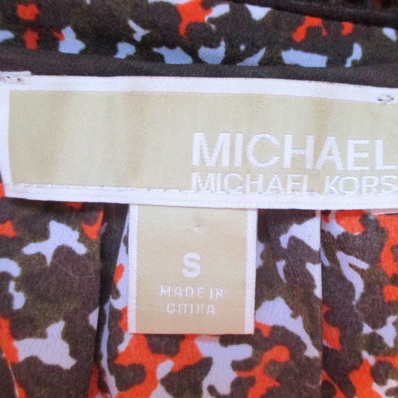 MICHAEL Michael Kors Camo Print Peasant Top Size S - Picture 3 of 6